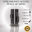 ST108-VisionPro 5-in-1 Smart Lock – Biometric Fingerprint, Built-in Camera, PIN & RFID – Tuya App Compatible