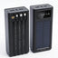 Airmez 30000mAh Solar Power Bank – High Capacity with Built-in Cables