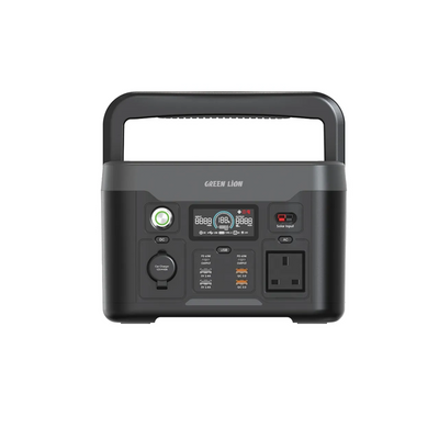 Green Lion PGX600 Power Station - 307.2Wh 96000mAh 600W - Black