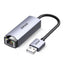 Jasoz F104 USB 2.0 to RJ45 Network Card - 100Mbps / Space Gray