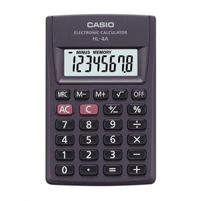Casio Pocket Calculator Hl-4A
