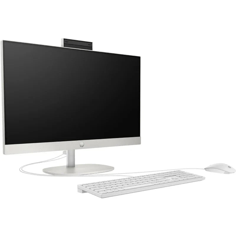 HP 24-CR0040NE AIO PC - 23.8" FHD Non-Touch / i7 / 8GB / 512GB (NVMe M.2 SSD) / DOS (Without OS) / 1YW / Shell White - Desktop