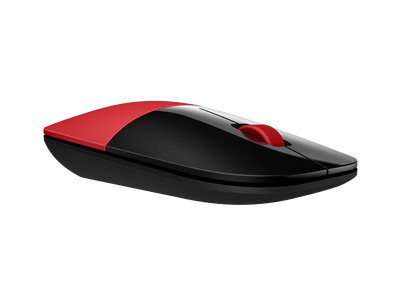 HP Z3700 Wireless Mouse - Up to 1200 dpi / Black/Cardinal Red Color
