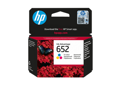 HP 652 Tri-Color - 200 Pages / Tri-Color / Ink Cartridge