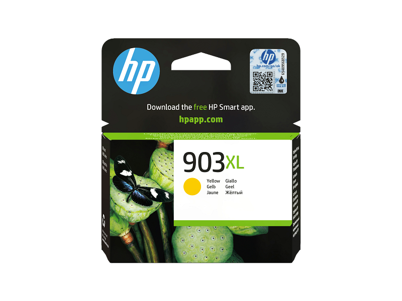 HP 903XL Yellow Ink Cartridge - 825 Pages / 8.7 pl / Yellow Color / Ink Cartridge