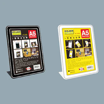 Kejea L-Shaped Slide Card Stand Horizontal & Vertical