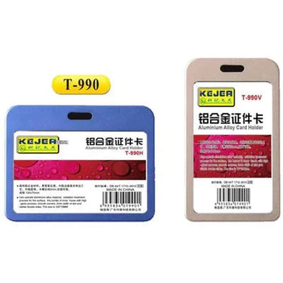 Kejea T-990 Aluminum Alloy Card Holder Thinner - Vertical 70x100