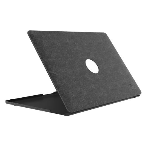 Levelo Gevena Leather Macbook Pro Cover - Apple Macbook Pro 16" / Black