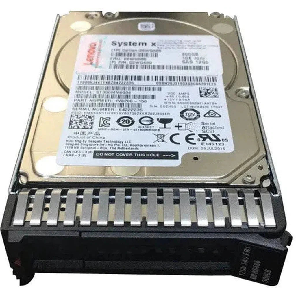 Lenovo Gen3 Hot-Swap - 300GB / 2.5-inch / SAS / 10K RPM / 1.2Gbps