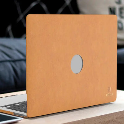 Levelo Gevena Leather Macbook Pro Cover - Apple Macbook Pro 15" / Brown