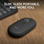 Logitech Pebble Mouse 2 M350S / Wireless / Bluetooth Mouse - Tonal Graphite