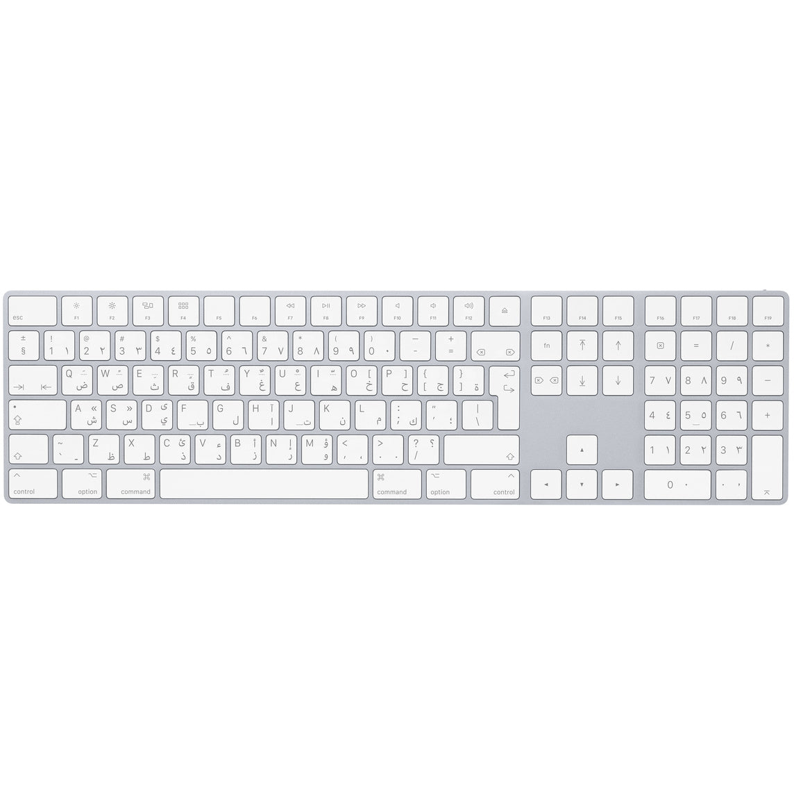 Apple Magic Keyboard with Touch ID Numeric Mac - Bluetooth / Arb/Eng / White