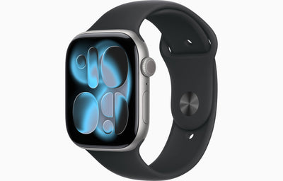 Apple Watch Series 11 - LTPO OLED / 64GB / 46mm / Bluetooth / Wi-Fi / Medium/Large / Space Grey Aluminum Case With Black Sport Band