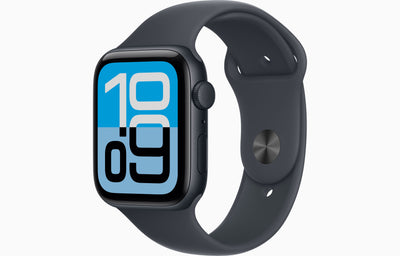 Apple Watch Series SE 3 - OLED / 64GB / 44mm / Bluetooth / Wi-Fi / Small/Medium / Midnight Aluminium Case With Midnight Sports Band