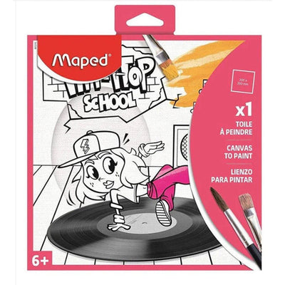 Maped Canvas To Paint (20*20 Cm)