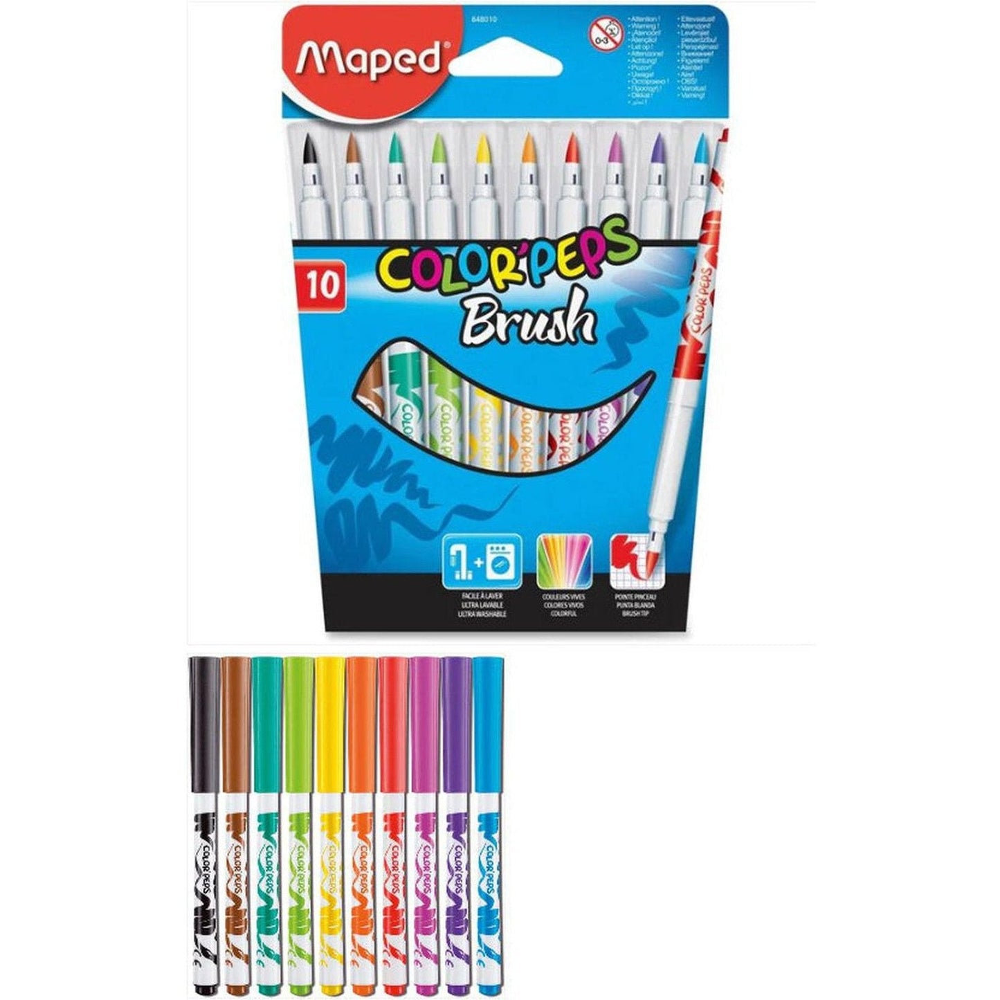 Maped Color Peps Brush 10 Colors