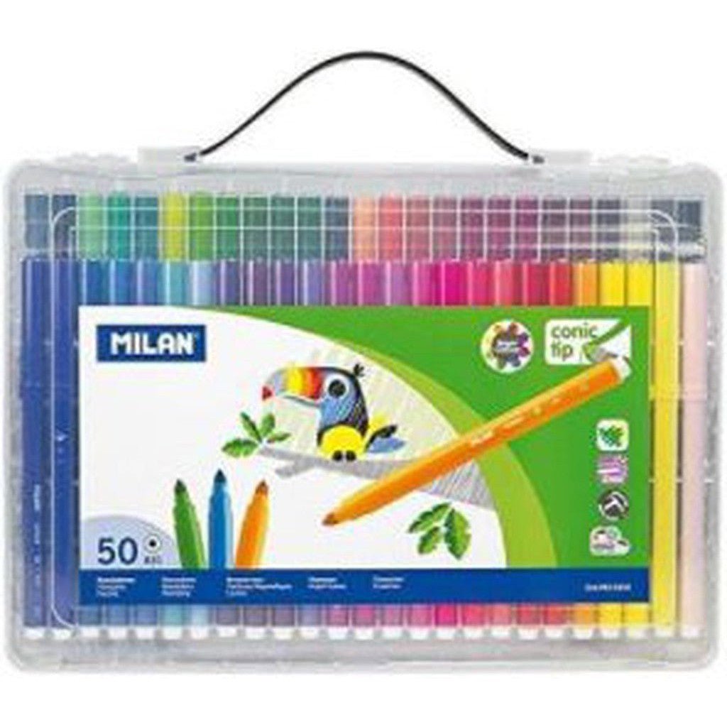 Milan 50-Count Briefcase Of Markers