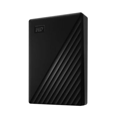 WD My Passport - 5TB / Up to 5Gbps / USB 3.2 Gen 1 / Black / External Hard Drive