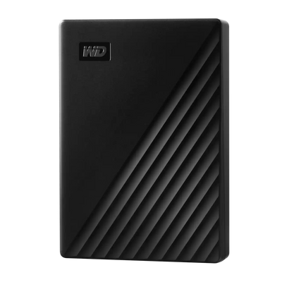 WD My Passport - 5TB / Up to 5Gbps / USB 3.2 Gen 1 / Black / External Hard Drive