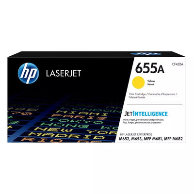 HP 655A LaserJet Toner Cartridge - 10.5K Pages / Yellow Color / Toner Cartridge
