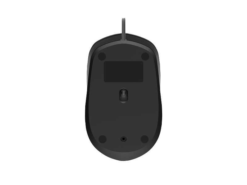 HP 150 Wired Mouse - Up to 1600 dpi / USB-A / Black