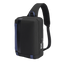 Porodo Lifestyle Cross Body Sling Bag - Black/Blue