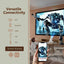 Porodo Lumacast Smart Full HD Projector with Auto Focus & Keystone – White