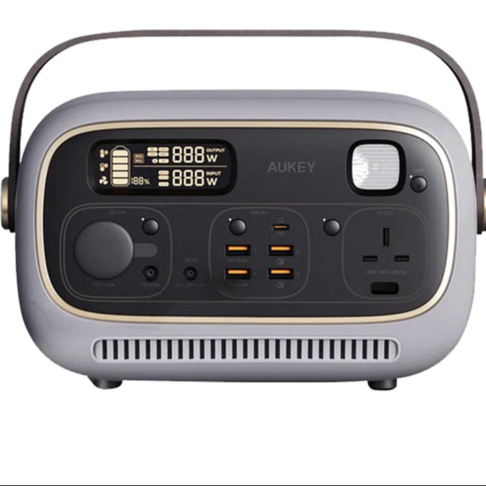 Aukey Power Studio 300 Portable Power Station 1297Wh 400W – Grey