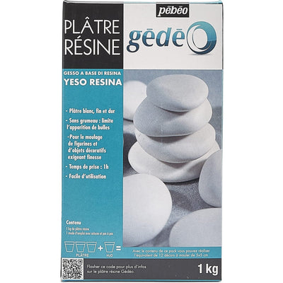 Pebeo Gedeo Resin White Plaster - 1Kg