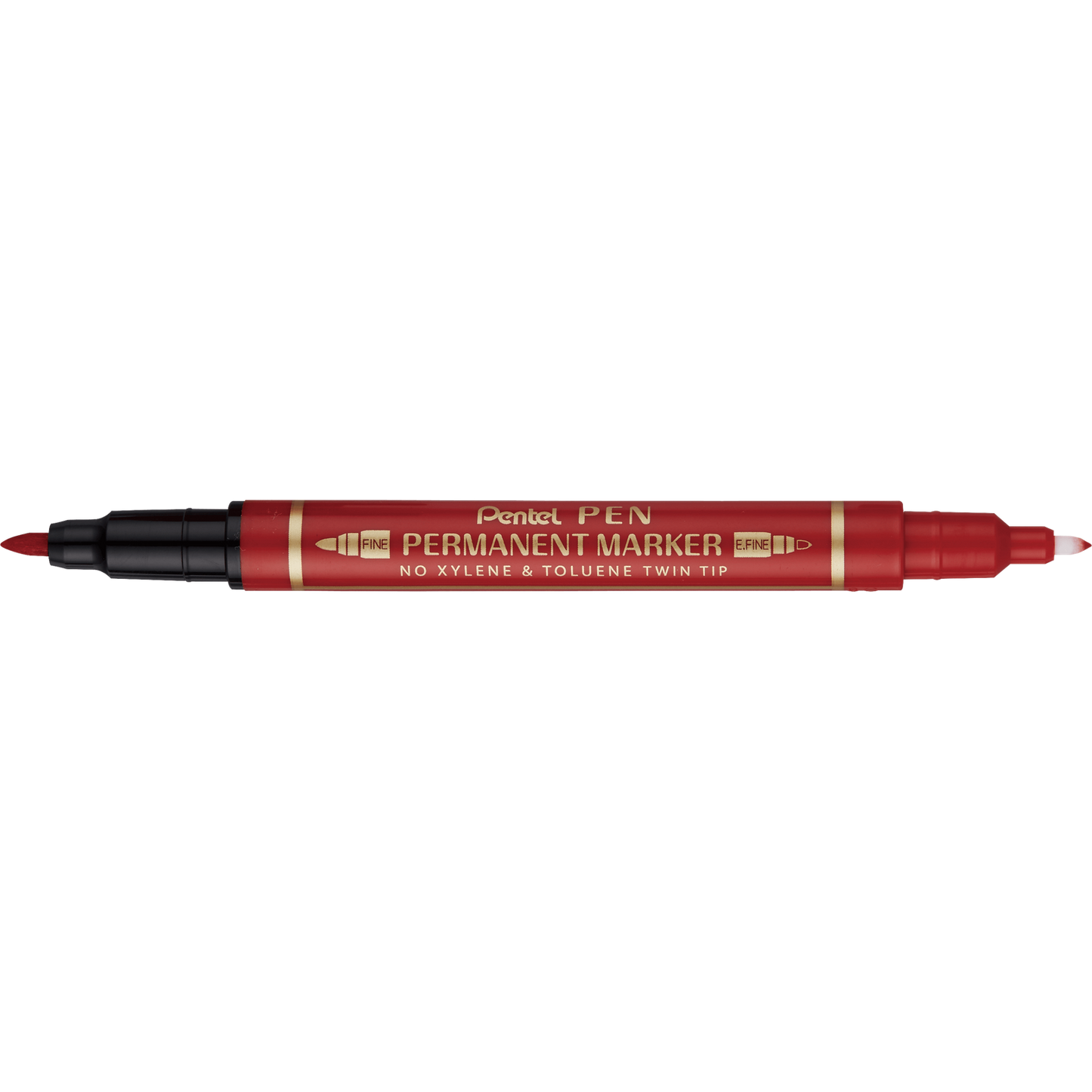 Pentel N75W Permanent Marker Twin Tip 12pcs/pkt