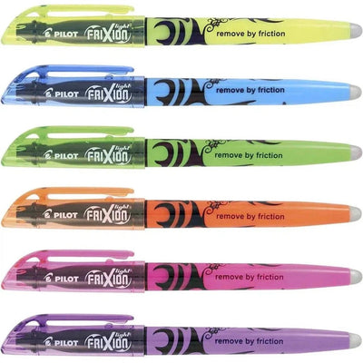 Pilot Frixion Erasable Pen 6 Colors