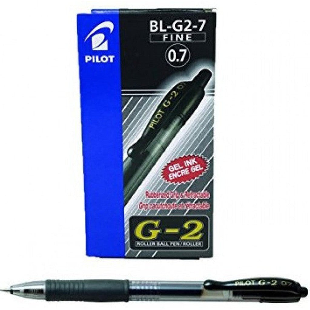Pilot G2 Retractable Gel Roller Ball 0.7 Mm Tip Box Of 12