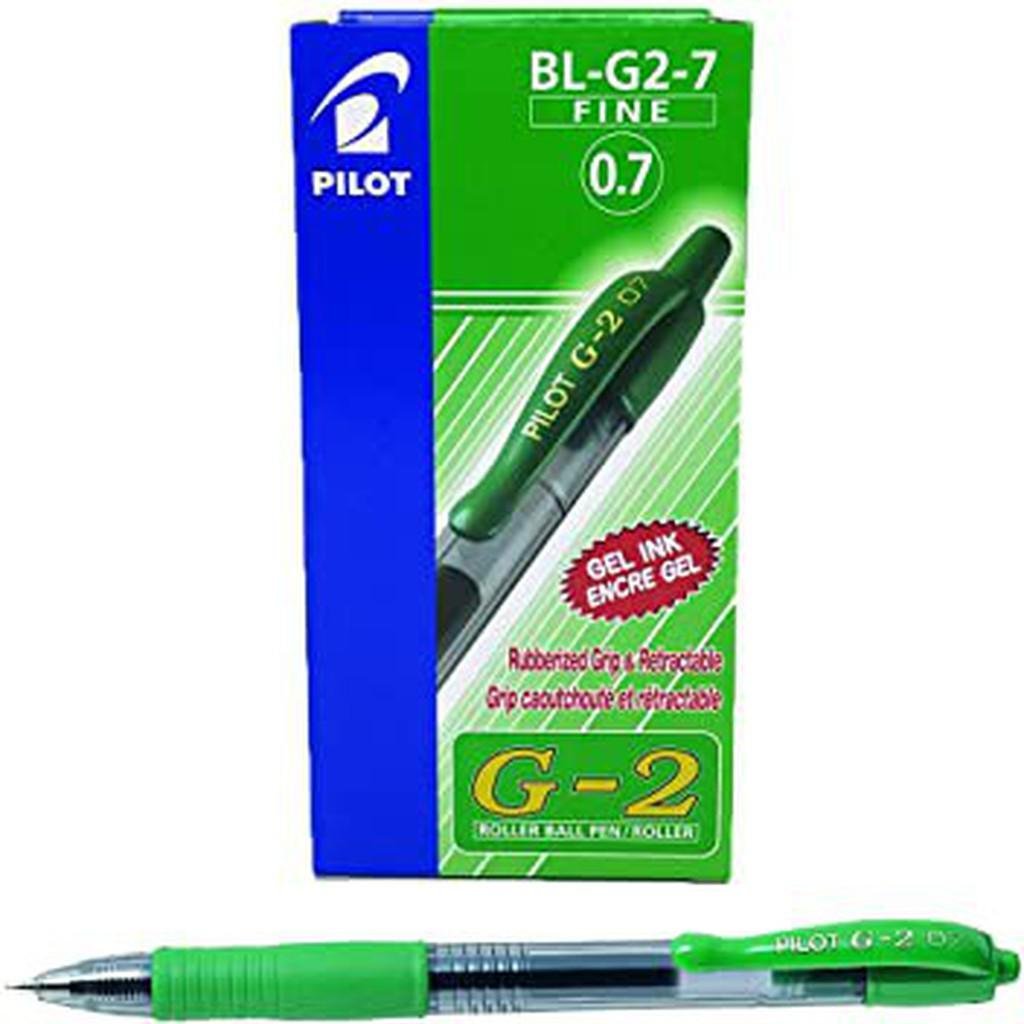 Pilot G2 Retractable Gel Roller Ball 0.7 Mm Tip Box Of 12