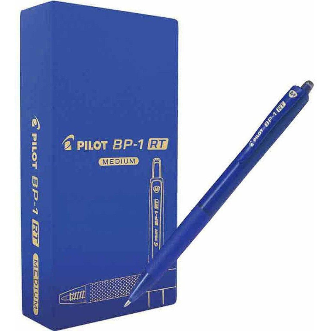 Pilot Retractable Ball Pen Bp 1Rt Pack Of 12