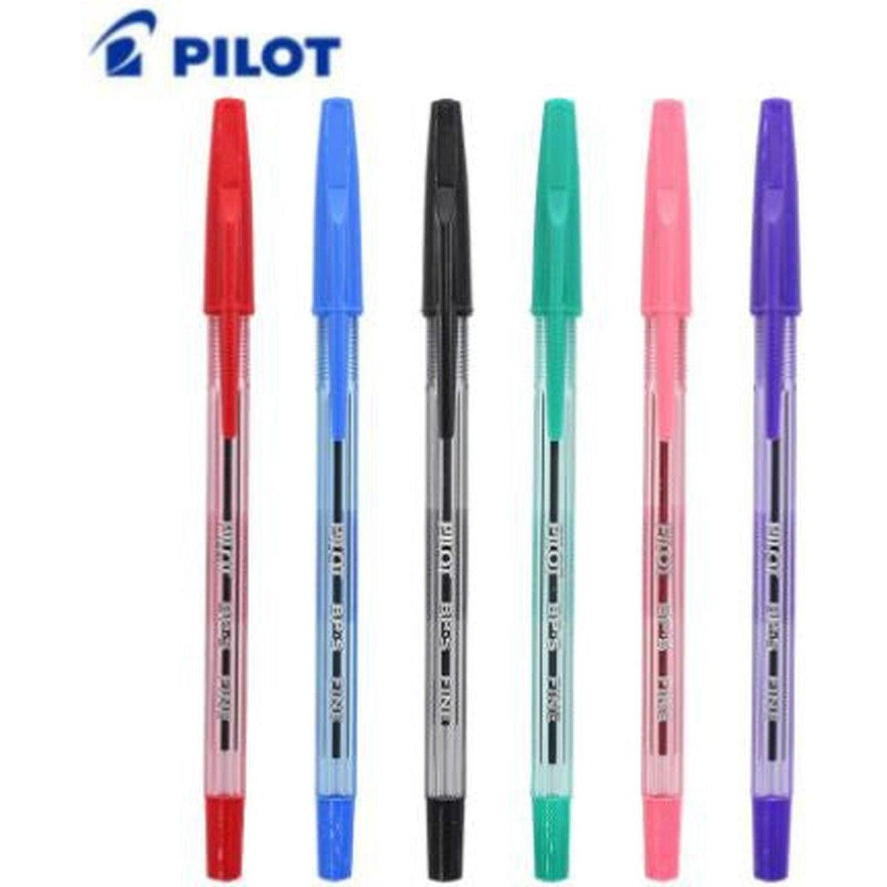 Pilot Silver Tip Ballpoint Pen BP-S 12pcs/pkt