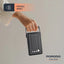 Porodo Lara 80000mAh Power Bank with Integrated Cables & Flashlight - Black