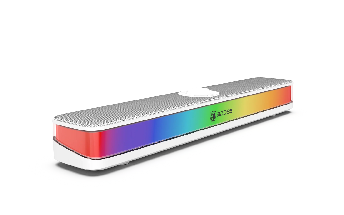 SADES Posevolt SA-SP01-B compact Desktop Soundbar - 10W / Bluetooth / RGB / Black