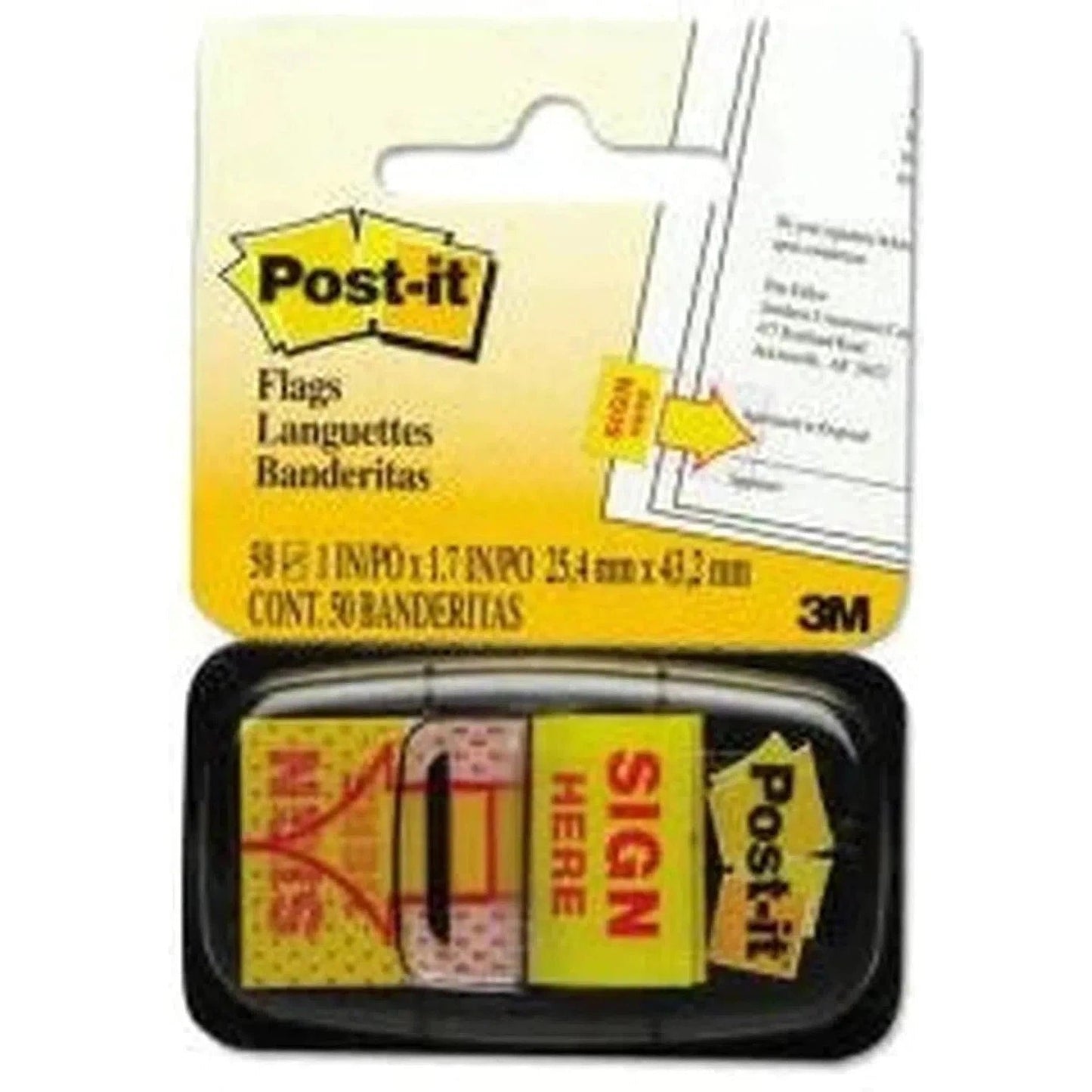 Post It 3M Flags Sign Here 50 flags/Pck