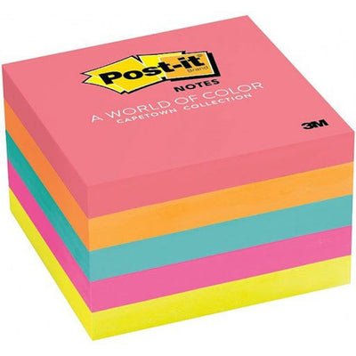 Post-It Ultra Colours 3X3 6 Pads/Pack.