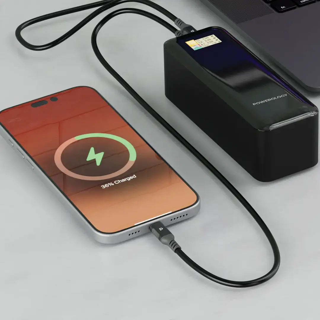 Powerology NeuroVolt 140 27000mAh Power Bank - Black