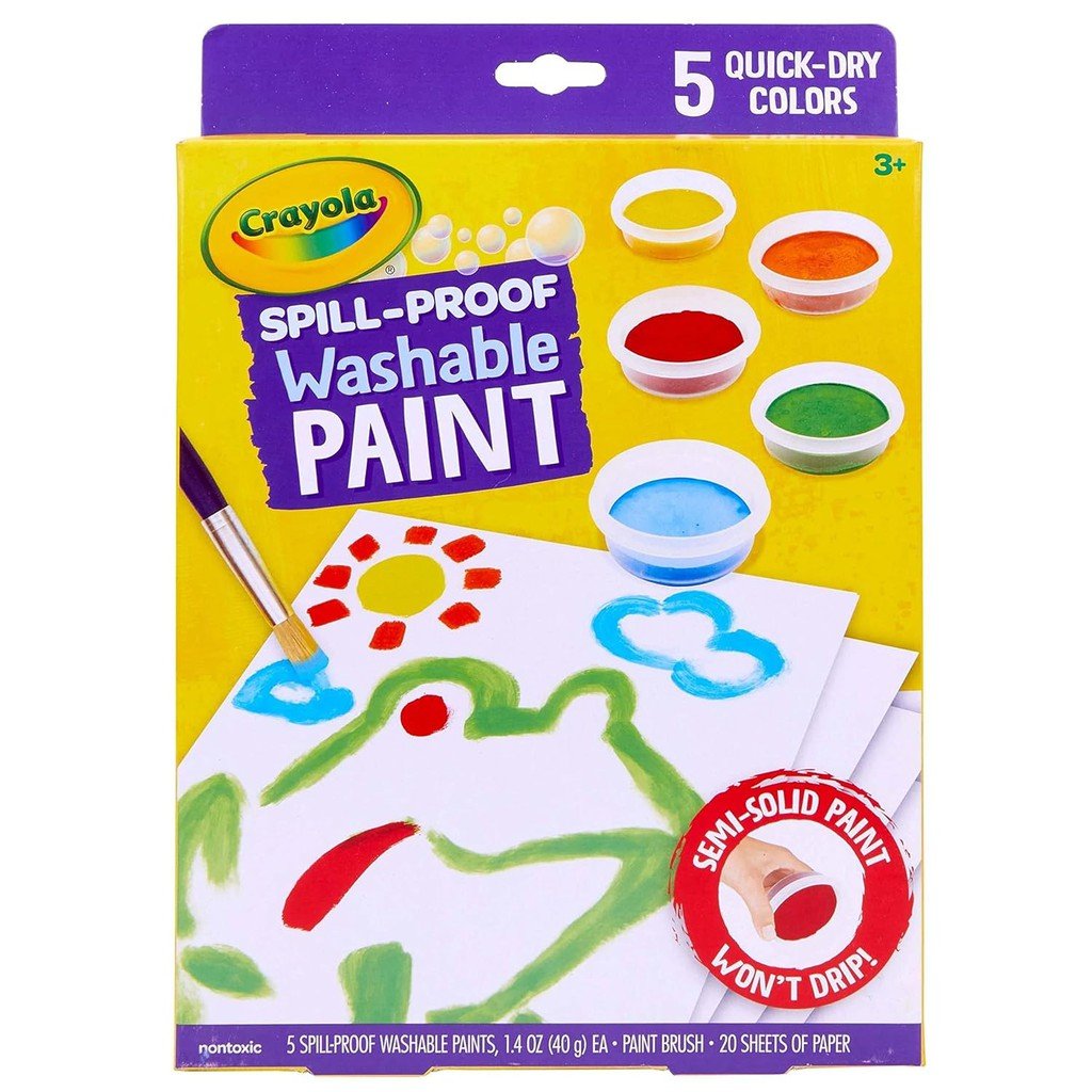 SPILL PROOF WASHABLE PAINT KIT