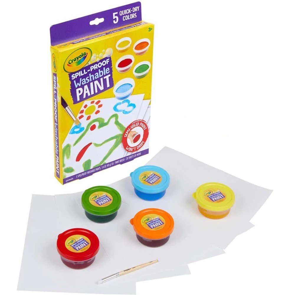 SPILL PROOF WASHABLE PAINT KIT