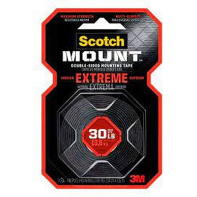 Scotch Black Extreme Mounting Tape - 1-Inch X 400-Inches, , 1-Roll