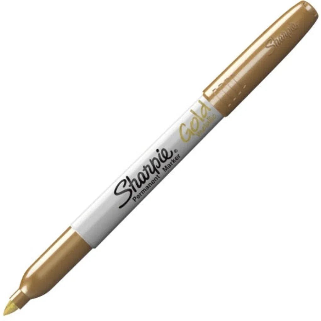 Sharpie Metallic Permanent Markers Fine Marker Point Gold