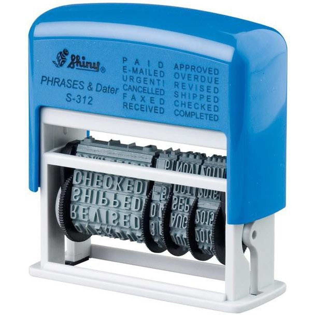 Shiny (S-312) Stamp Blue