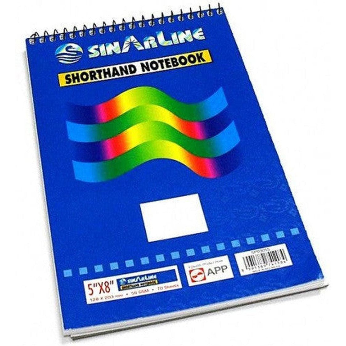 Sinar Spiral Short Hand Pad A5 5" X 8 "
