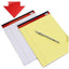 Sinarline Legal Pad Yellow/White A4