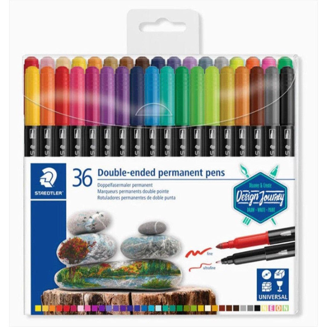 Staedtler 36 Double Ended Permanent Pens