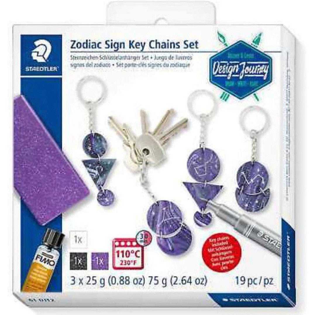 Staedtler Design Journey Zodiac Sign Key Chains Set