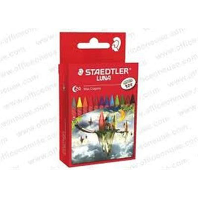 Staedtler Luna Wax Crayon 24 Color 2200-Lc24